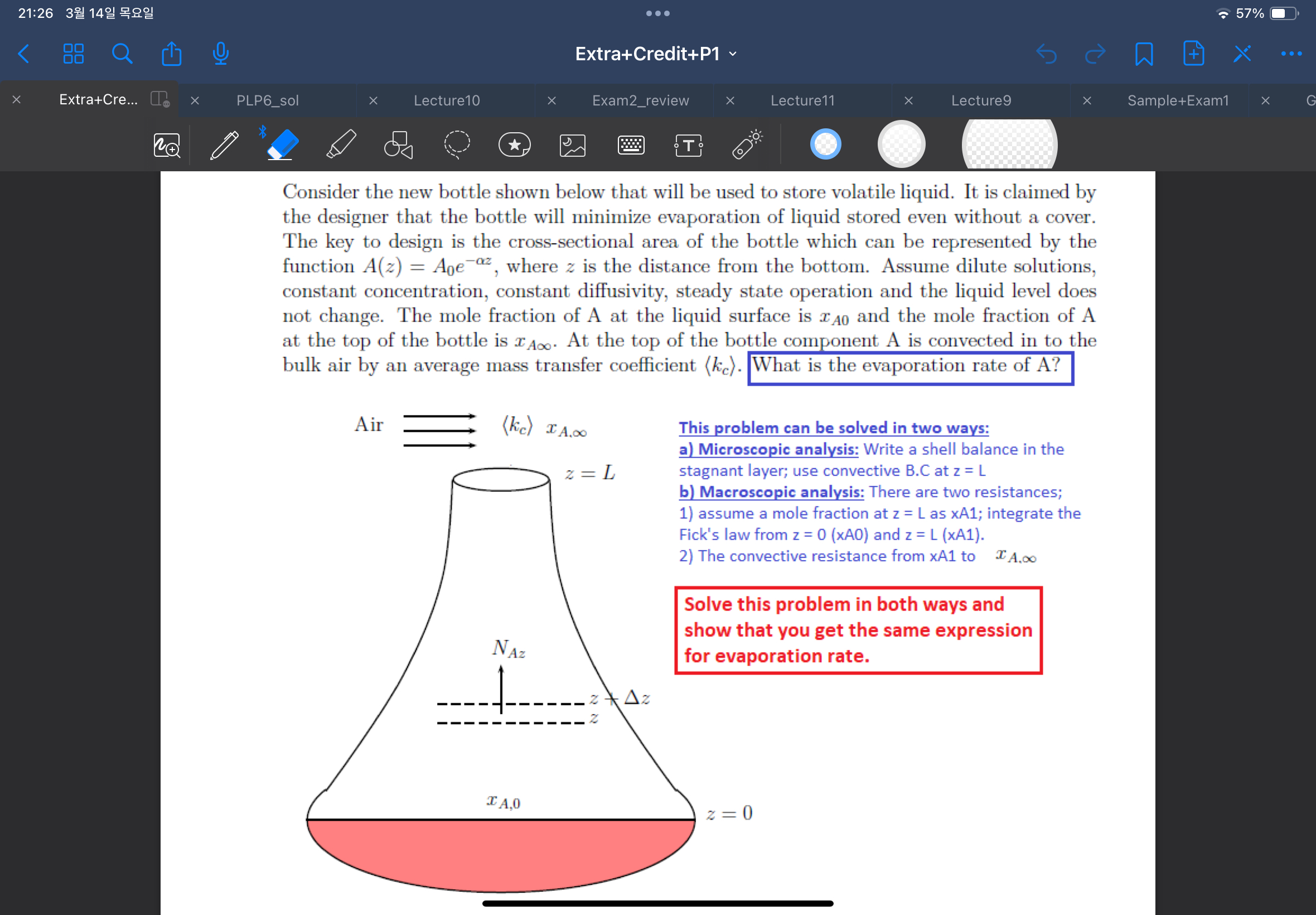  21:26314 Consider the new bottle shown below that will be used