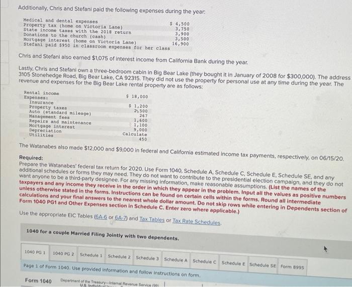 filing Jointly, live with their two boys at 1400 Victoria Lane, Riverside,