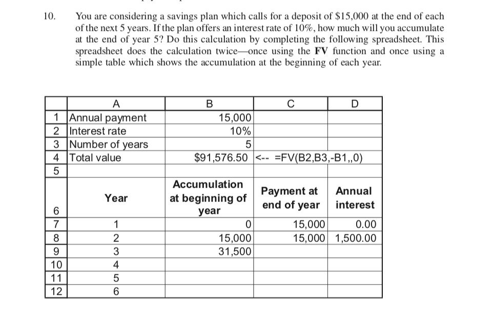 Please use excel, need help with functions and setting up cash flows