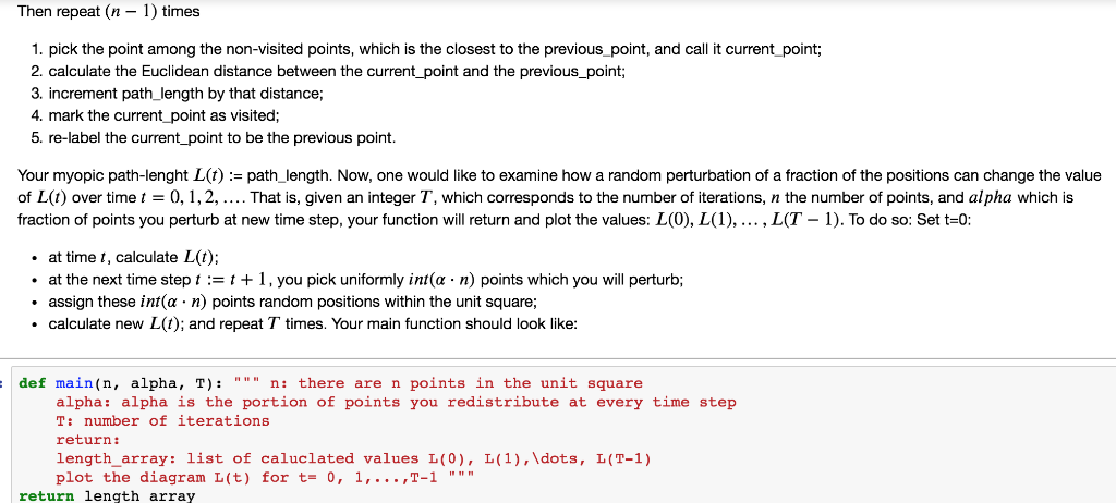 to optimize your solution by using "line_profiler". Your submission will contain two