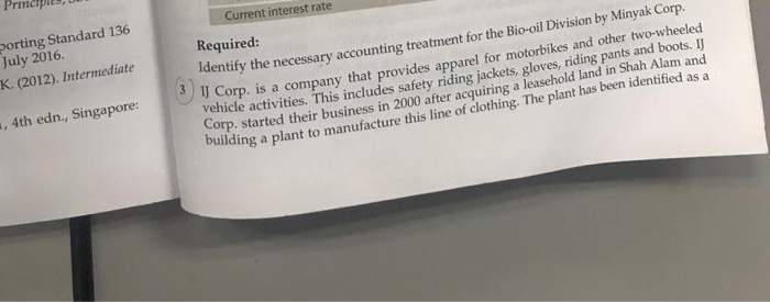  Principies borting Standard 136 July 2016. K. (2012). Intermediate Current interest