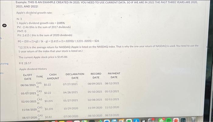 letter of your last name AND one that pays a dividend and