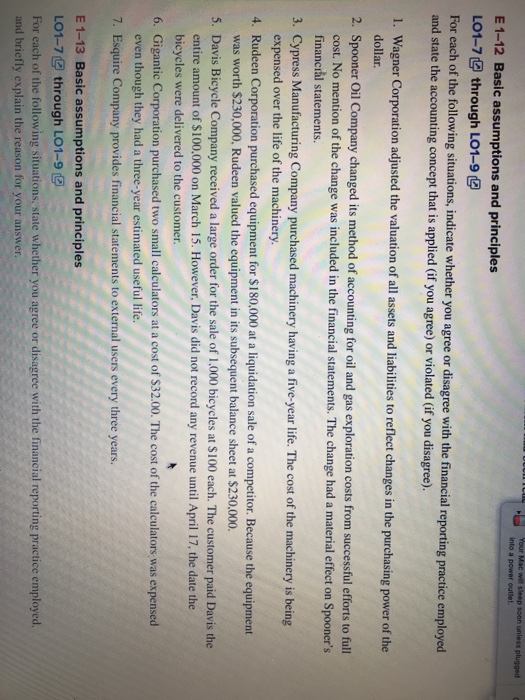  into a power outlet E 1-12 Basic assumptions and principles LO1-7