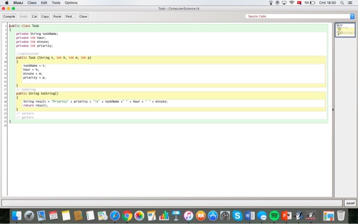 if statements, searching, sorting, etc. BlueJ Class Edt Tools Options Comile Unde