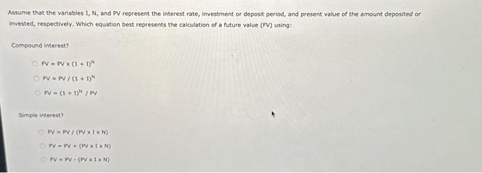 the deposit or investment period. Each line on the following graph corresponds