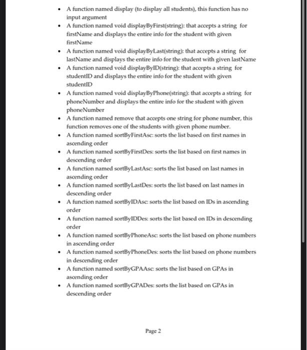 the program file college.cpp Step 1-Define a class named Student with the