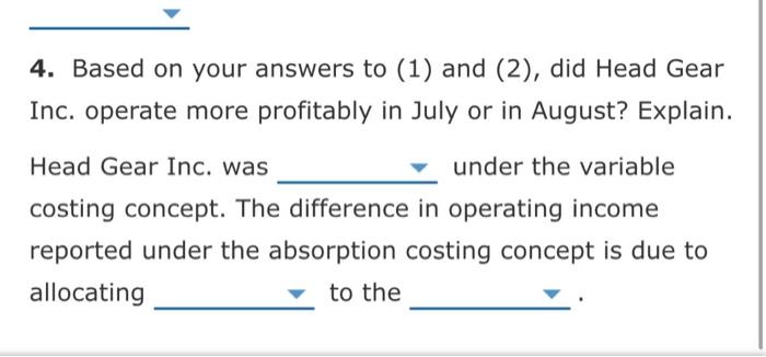 materials $126,160 Direct labor 33,200 Variable manufacturing cost 16,600 Fixed manufacturing cost