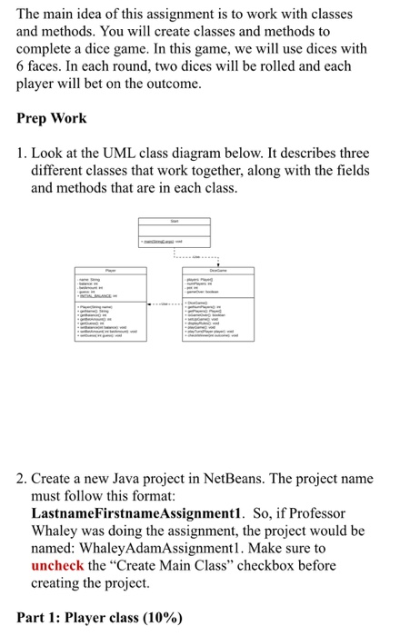  IN JAVA PLEASE The main idea of this assignment is to