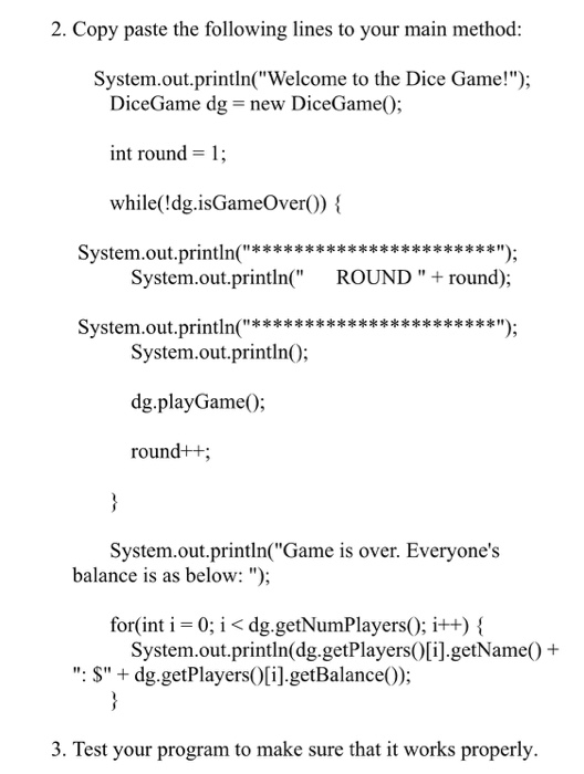 Create a new Java project in NetBeans. The project name must follow