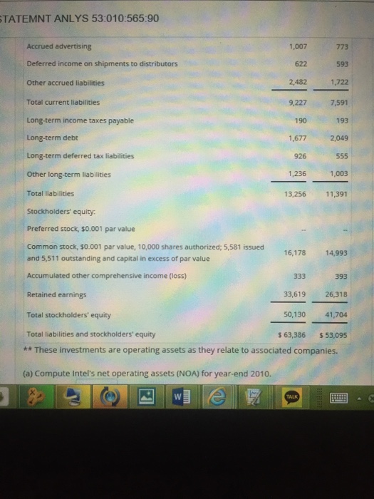 INTEL CORPORATION Consolidated Statements of Income Year Ended (In millions) Dec. 25,