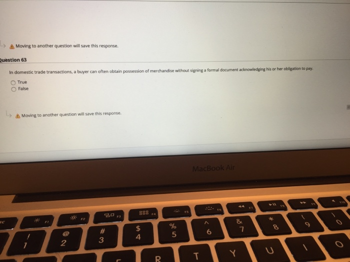 Moving to another question will save this response. Question Completion Status: >