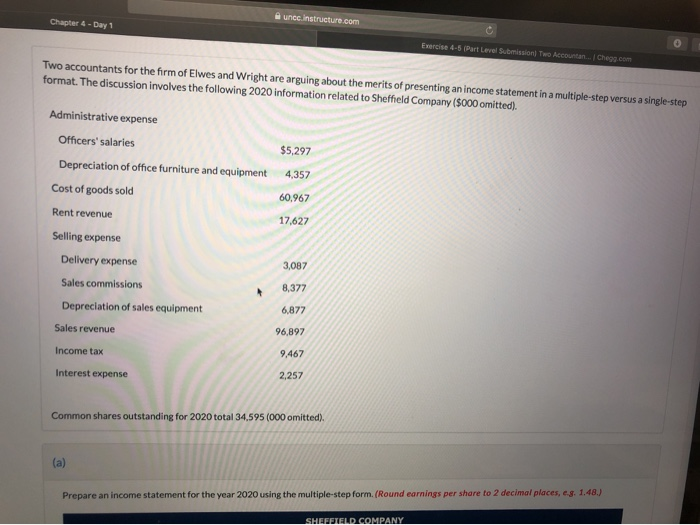  unce instructure.com Chapter 4 - Day 1 Exercise 4-5 (Part Level