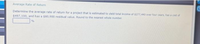 estimated to yield total income of $277,440 cver four vears, hat a