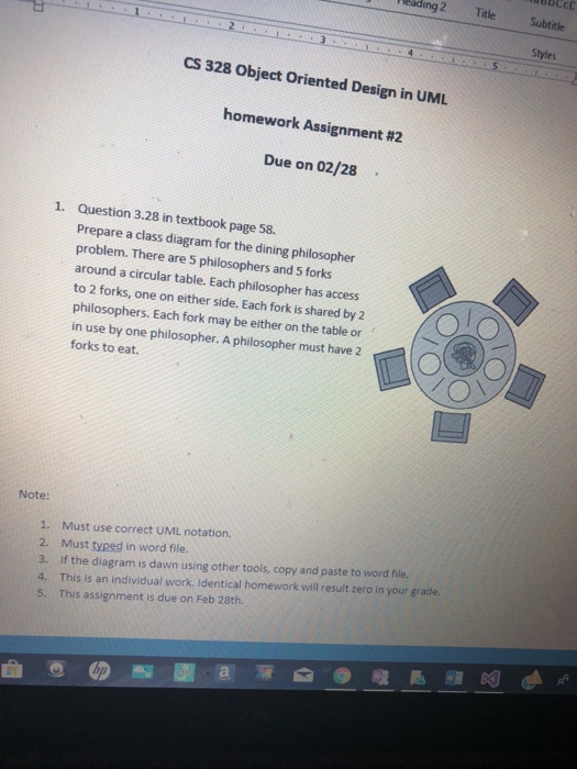  BCeL Title Subtitle Styles CS 328 Object Oriented Design in UML