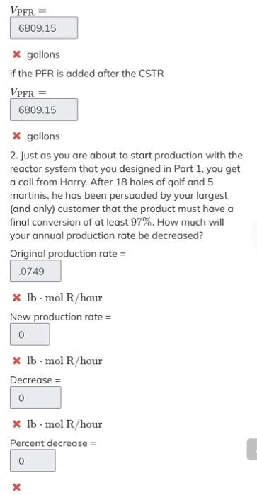 catalyst that greatly increases the rate of the liquidphase reaction: (MW=95)A+(MW=134)Bcatalyst(MW=229)R The