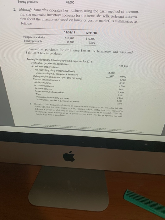 Assignments-Comprehensive Tax Return Pr PROBLEM 2 Samantha A. Cranston, age 37, is