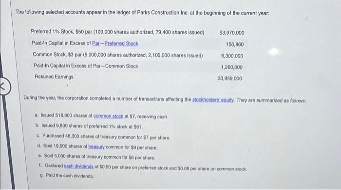 outstanding as follows: 40,000 shares of cumulative preferred 14 stock $120 par