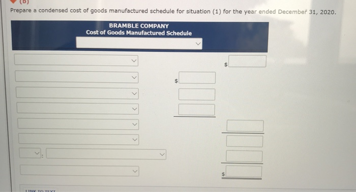 Direct Materials Used Direct Labor Used Total Work in Manufacturing Manufacturing Process