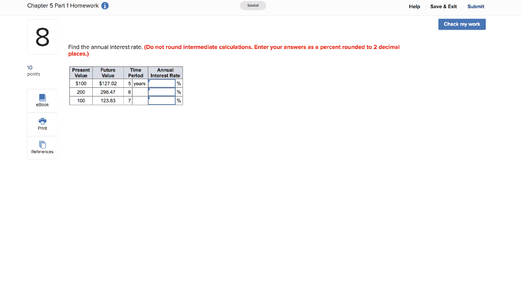 plz solve this question. Chapter 5 Part 1 Homework i Saved