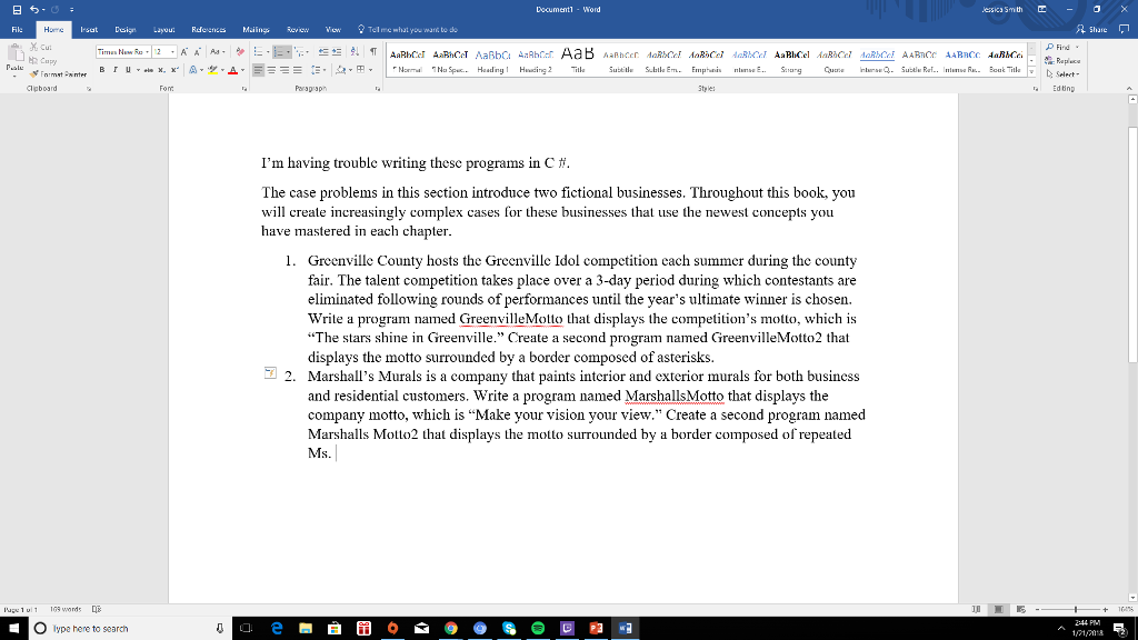A - O Documenti - word .esca Smith C -OX Fil: