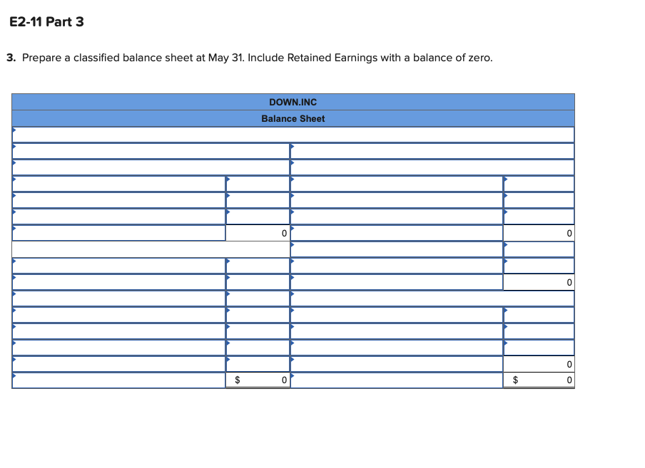 and Preparing a Classified Balance Sheet (LO 2-1, LO 2-2, LO 2-5)