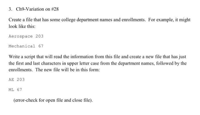  Fot MATLAB PROGRAMMING 3, Ch9-Variation on #28 Create a file that