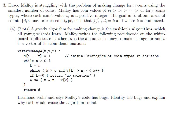 Algorithms Problem: The link is just to a Google search for "euro