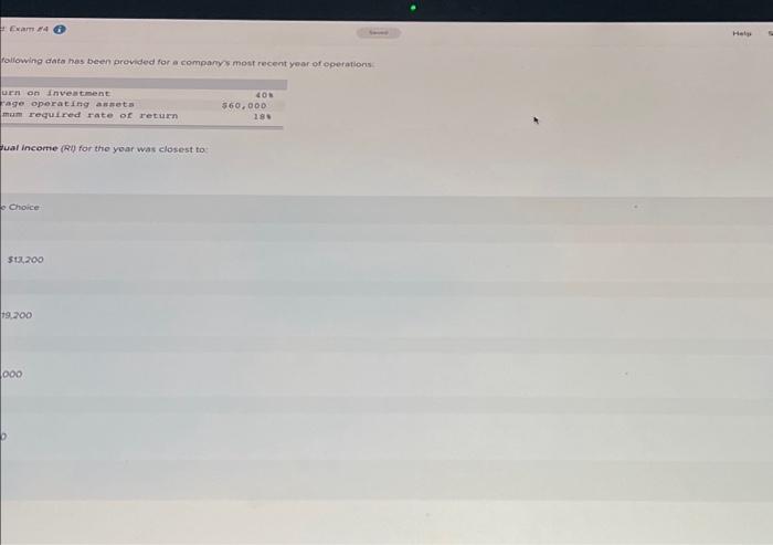  following data has been provided for a companys most recent year