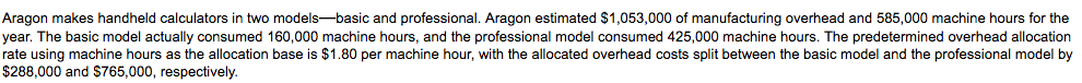  Aragon makes handheld calculators in two models-basic and professional. Aragon estimated