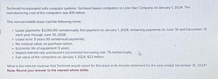  Technoid incorporated selis computer systems. Technoid leases computers to Lone Star