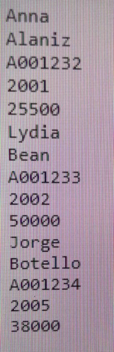 Create a class object called "Employee" which included six private variables: First
