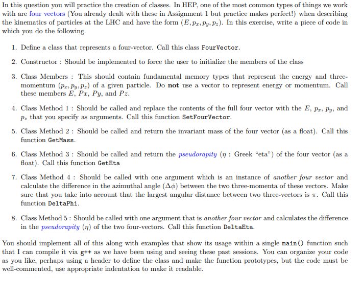 Please help me with this C++ script concerning classes. Even a start