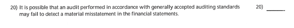 auditor should make the opposing case and consider alternative explanations, potentially disconfirming