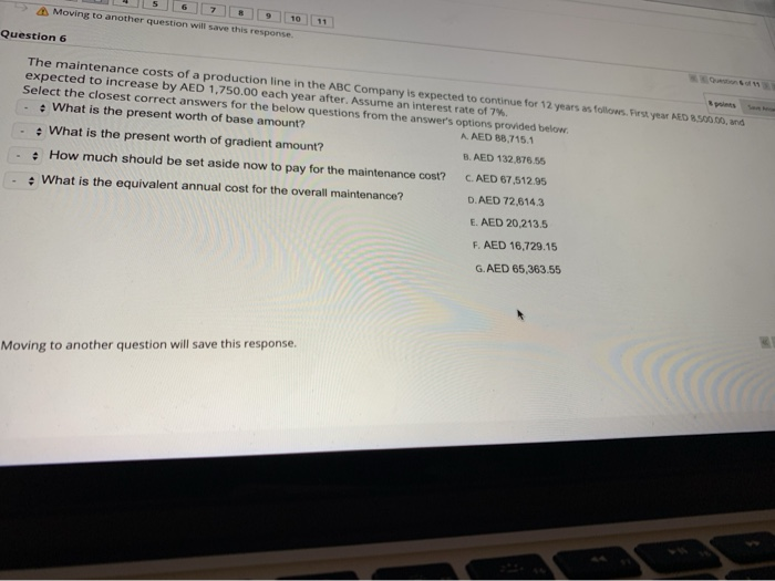  Moving to another question will save this response 10 11 Question