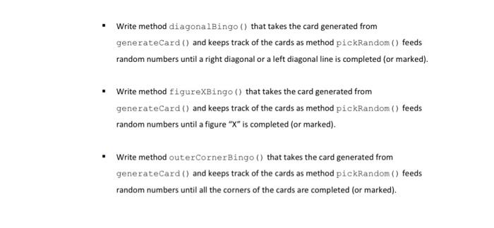2D array and don't use any advance codes Thank you! FREE SPACE