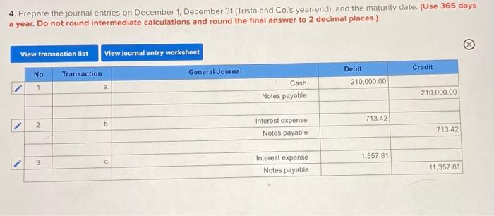 by signing a note to buy jewellery inventory. 1. On what date