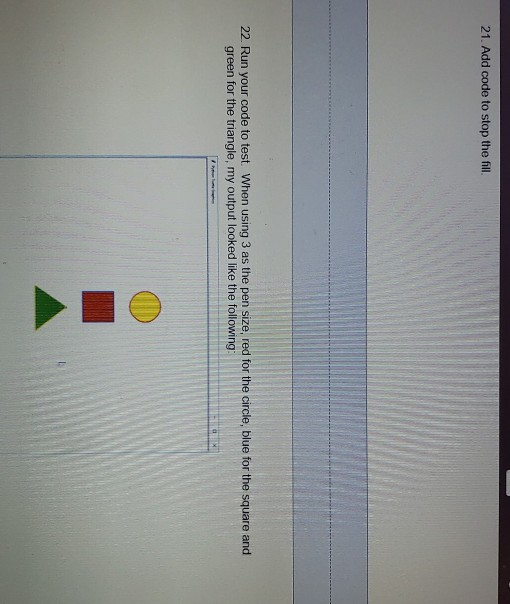 We will work on the circle first As mentioned in the description