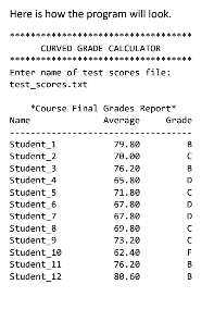 who wants to grade on a curve. Specifically, the instructor teaches a