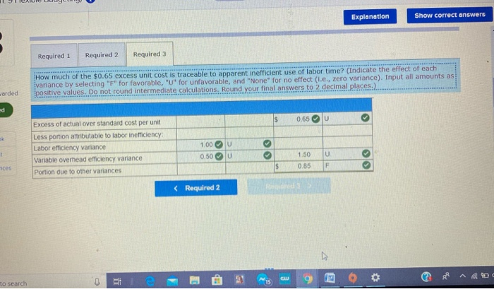 with actual cost data for May Standard Cost per Unit Actual Cost