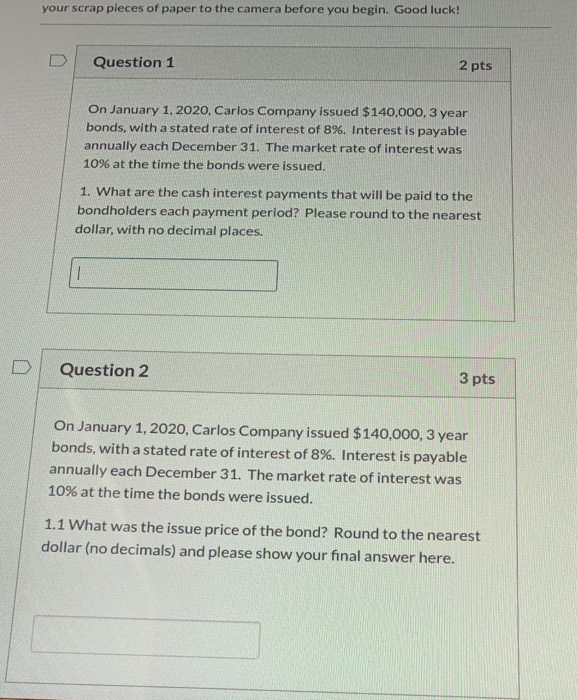 above and the effective interest method chart below, calculate the interest payments,