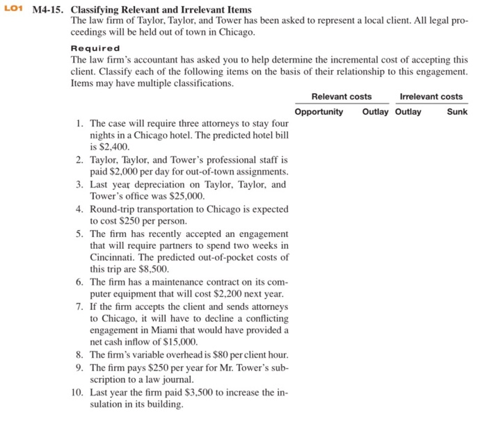 Please include the solutions/formulas for all required parts. Classifying Relevant and Irrelevant