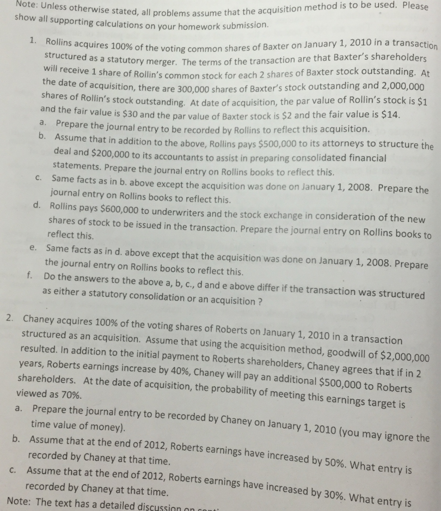 Answer all questions Note: Unless otherwise stated, all problems assume that the