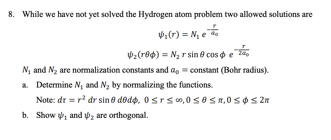 While we have not yet solved the Hydrogen atom problem two