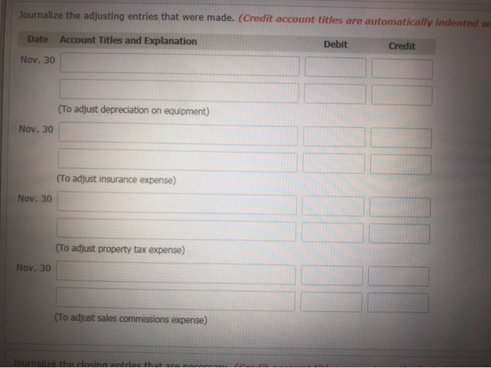 89,100 Accumulated Depr.--Equipment 34,000 45,000 Owner's Drawings 9,500 9,500 Cash 25,000 25,000