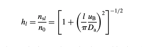 a 10cm radius chamber. Pick 1 Torr as the pressure, and say