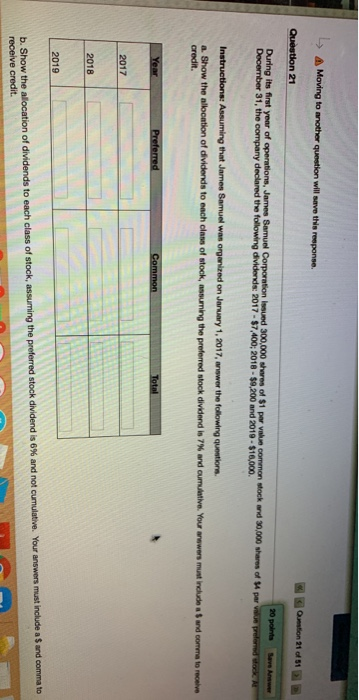  > Moving to another question will save this response Gution 21