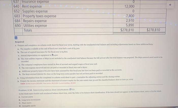 financial statements captop The following med trial balance for der Construction Cons