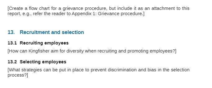 [Create a flow chart for a grievance procedure, but include it