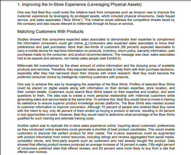 a Winning Customer Experience in Consumer Electronic and then by the help