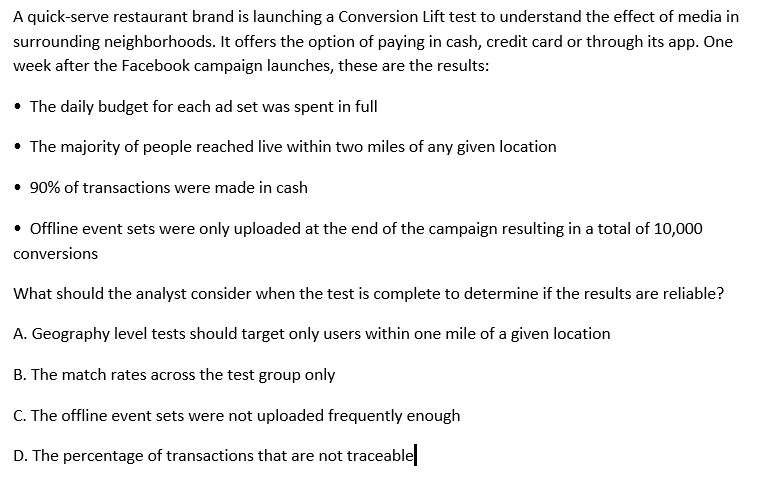 Hi, please kindly explain your choice and also why the other options
